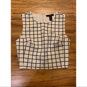 Forever 21 Geometric Crop Top